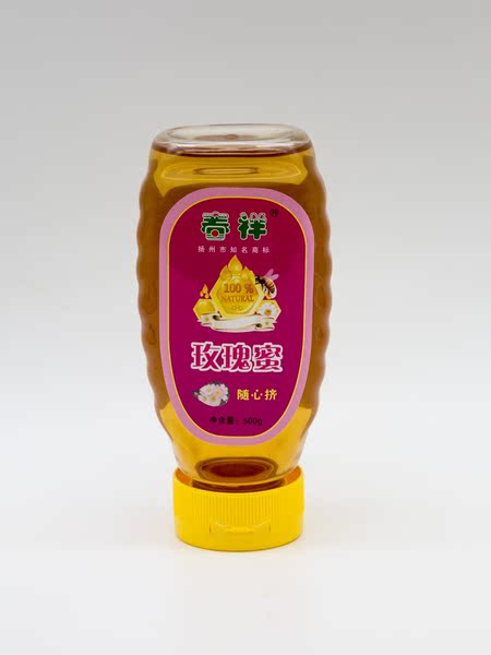 【春祥】【随心挤】【500g】100%纯天然玫瑰蜂蜜